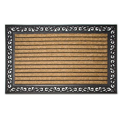 Abbott Collection  Coir & Rubber Rectangular Grill Doormat (Extra Large)