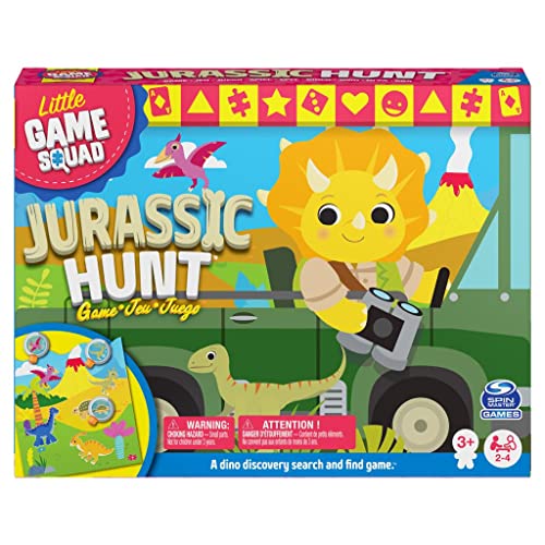 Spin Master 6059761 Game Squad Jurassic Hunt Dinosaur Search and Match Game