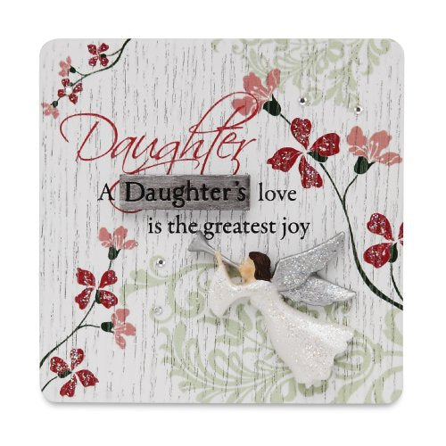 Mark My Words by Pavilion Daughter 3 by 3-Inch Self Standing Holiday Plaque
