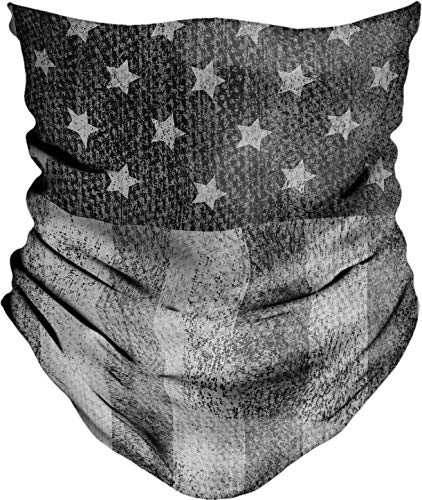 Spoontiques 20056 Gaiter Face Cover (Grunge Flag)