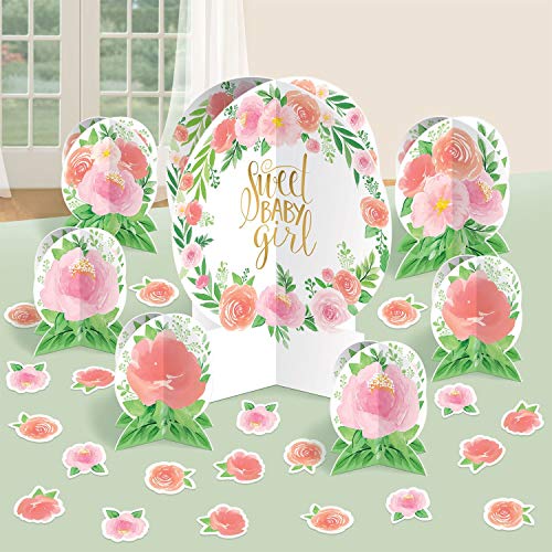 Amscan - Floral Baby Centerpiece Table Decoration Kit - Standard