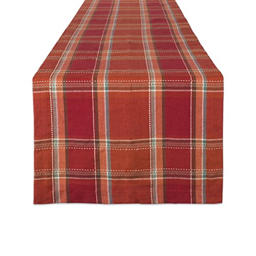 DII Design Thanksgiving & Fall, Autumn Spice Plaid, 14x72