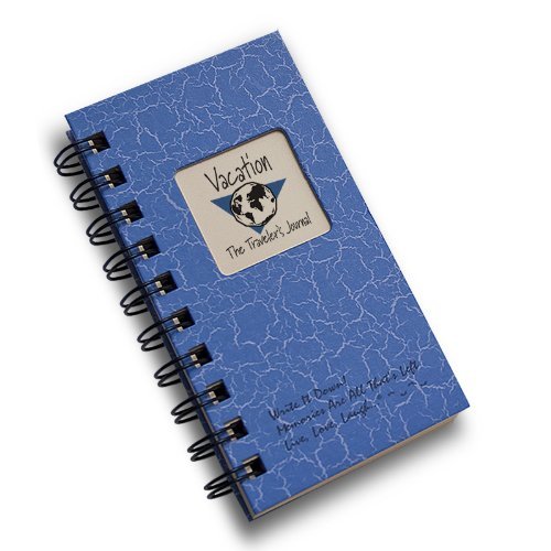 Journals Unlimited Vacation, The Travelers Journal - MINI Blue Hard Cover