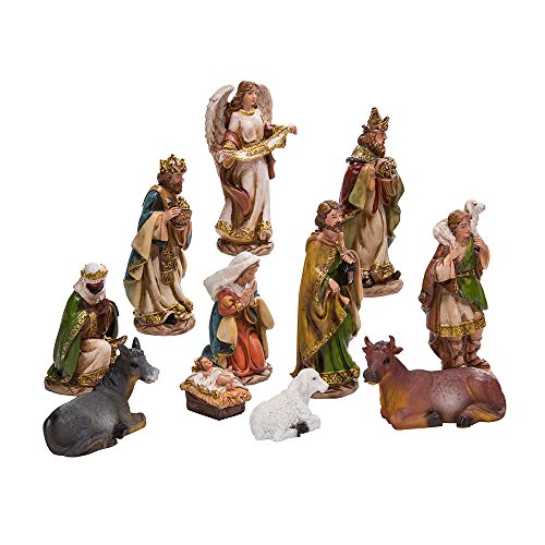 Kurt Adler 6" Nativity Set with 11 Figures