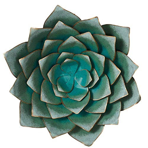 Ganz 158702 Medium Layered Succulent Wall Decor, 16.5-inch Height
