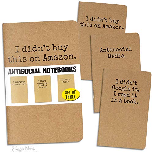 Archie Mcphee Accoutements Anti Social Notebooks