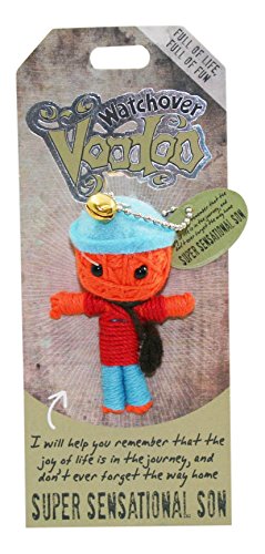 Watchover Voodoo - String Voodoo Doll Keychain ‚Äì Novelty Voodoo Doll for Bag, Luggage or Car Mirror - Son Voodoo Keychain, 5 inches, Multicolor (108010004)