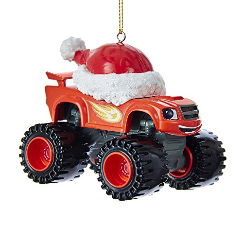 Kurt Adler 3.5-Inch Blaze Truck Christmas Ornament