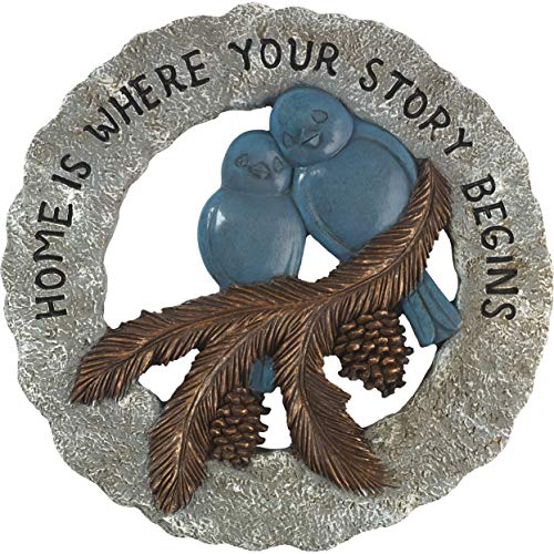 Garden Gifts by Precious Moments Home is Where Your Story Begins Resin Hanging Garden Stone 185013