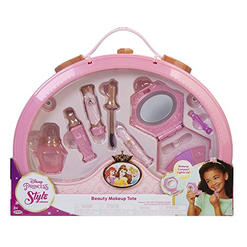 JAKKS Pacific Disney Princess Style Collection Makeup Beauty Tote for Girls
