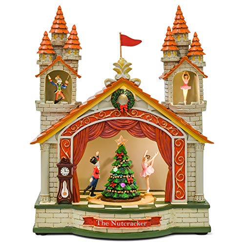 Roman 133502 Musical Led Nutcracker Village, 10.5 inch, Multicolor