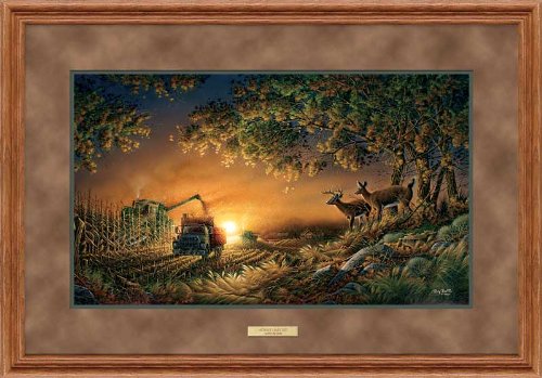 Wild Wings(MN) Sunset Harvest Framed Elite Print by Terry Redlin