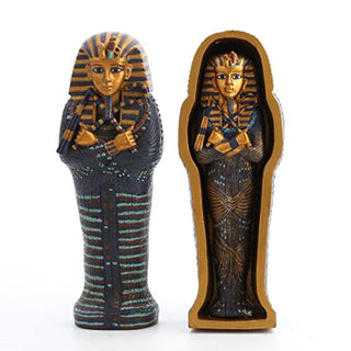 Unicorn Studio Veronese Design King TUT Golden Mask Sarcophagus Miniature Mummy Resin Figurine