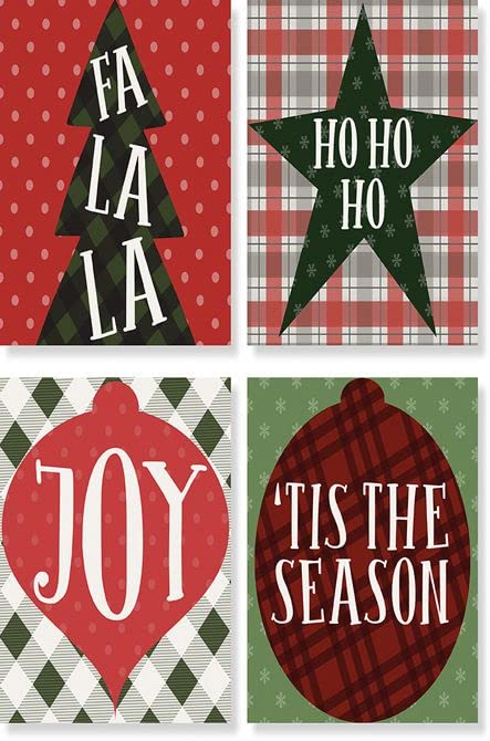 Carson Home Ornaments House Coaster, 4-inch Square, Set of 4