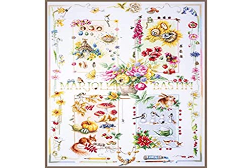 Vervaco Lanarte Counted Cross Stitch 4 Seasons, Multicoloured