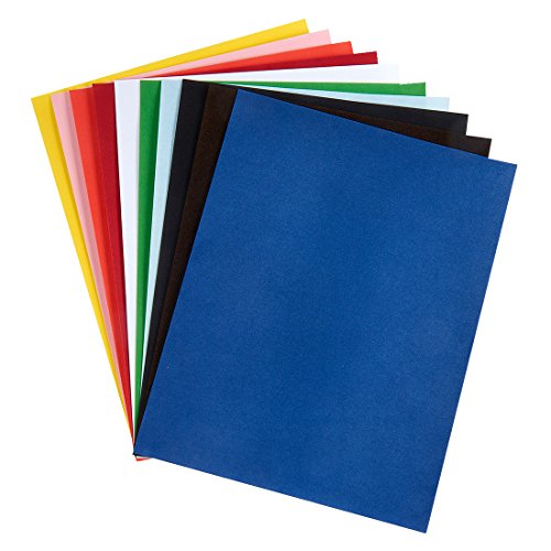 Hygloss Products, Inc Assorted Colors 10 Sheets Velour Paper, 8.5-x-11-Inch