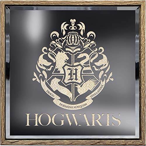 Spoontiques Hogwarts Crest Lighted Sign, Silver