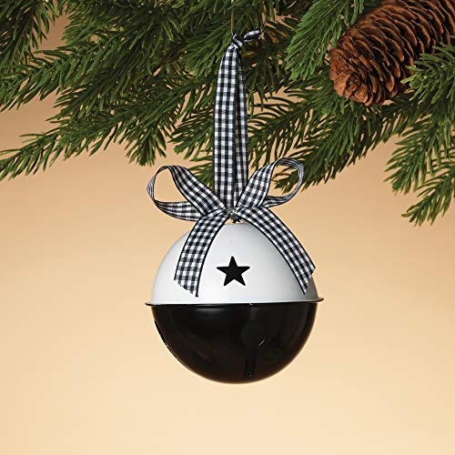 Gerson 2554660 Metal Jingle Bell with Bow, 3.15-inch Height