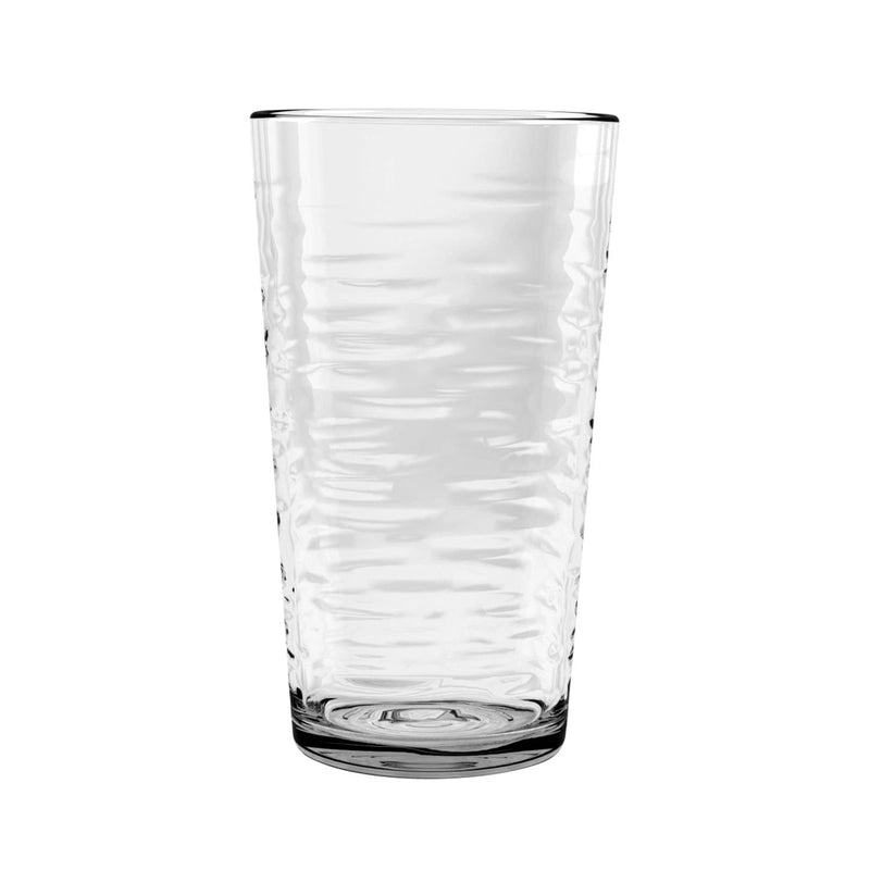 TarHong Foundry Premium Plastic Drinkware, Jumbo Beverage, Clear, set of 6