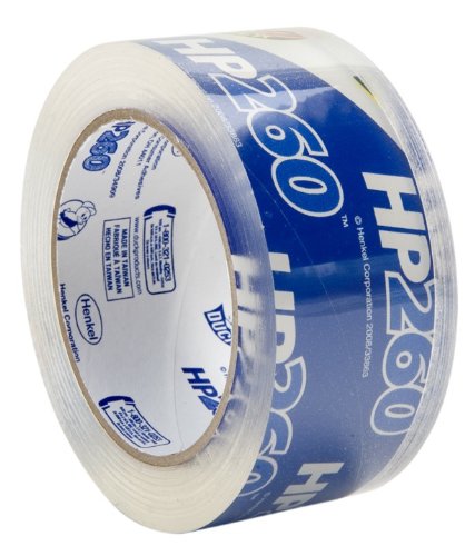 Pens Duck Brand HP260 High Performance 3.1 Mil Packaging Tape, 1.88-Inch x 60 Yard Roll, Crystal Clear, Single Roll (HP260C)