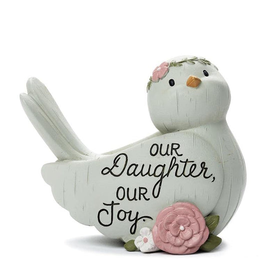 Blossom Bucket Daughter Graceful Sentiments Bird Figurine, 3.5-inch Length, Resin