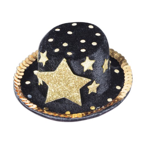 Beistle Top Hat Hair Clip Party Accessory (1 count) (1/Pkg)