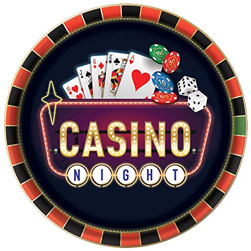 Amscan Platter Rd Pl Casino
