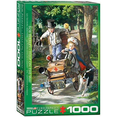 EuroGraphics Help on The Way by Bob Byerley Jigsaw Puzzle (1000-Piece), Multi (6000-0439)