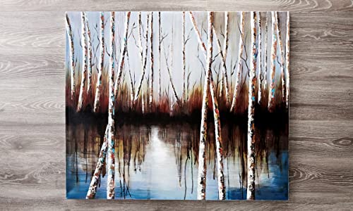 Giftcraft Lake and Forest Painted Wall Decoration