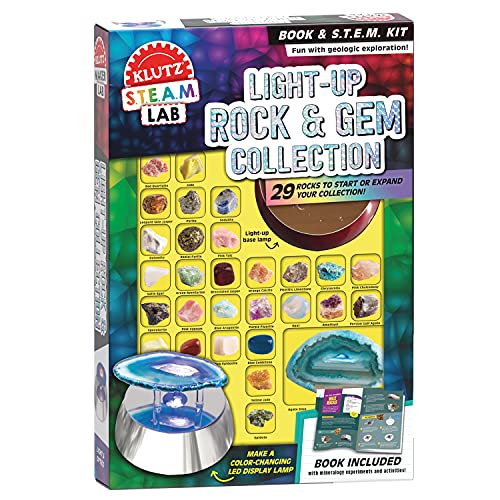 Klutz Light Up Rock & Gem Collection: Maker Lab STEM Kit