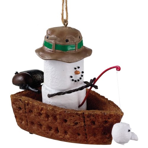 Ganz Midwest-CBK S'mores in Fishing Boat Ornament