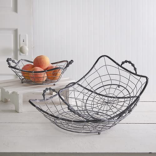 CTW 790169 French Country Wire Basket, Set of 3