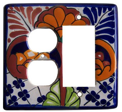 Fine Craft Imports Decora-Outlet Mantel Talavera Switch Plate