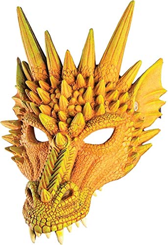 Forum Novelties Dragon Half Mask (Orange)