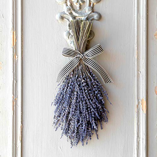Park Hill Collection EBD90944 Dried Lavender Hanging Bundle with Ribbon, 17-inch Length