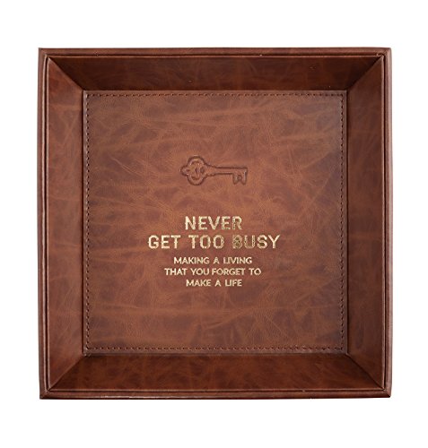 Creative Brands CB Gift Just for Him Tray Tabletop, Never Get Too Busy