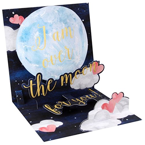 3D Greeting Card from Up With Paper - OVER THE MOON - 