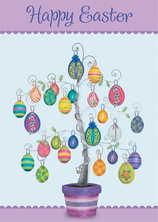 Design Design 100-80100 General Decorated Eggs Easter Card
