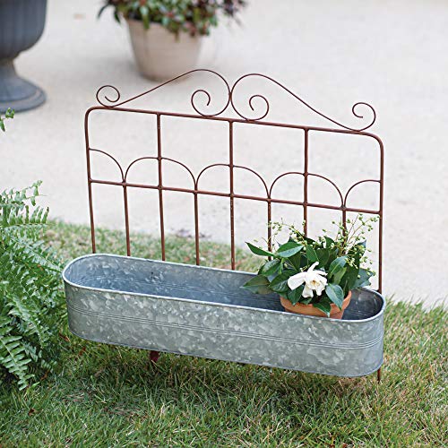 CTW Home Collection 370478 Garden Fence Planter, 28-inch Width