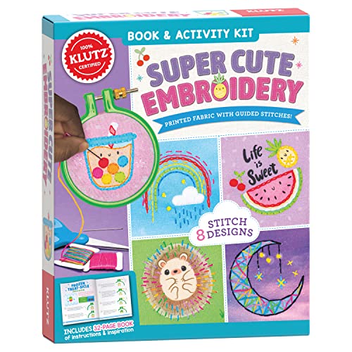 Klutz Super Cute Embroidery Craft Kit