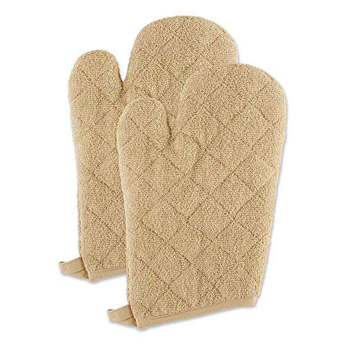 DII Gray Terry Oven Mitt (Set of 2)