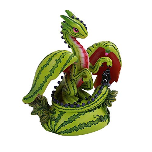 Pacific Trading Giftware PT Watermelon Small Dragon Home Decorative Resin Figurine