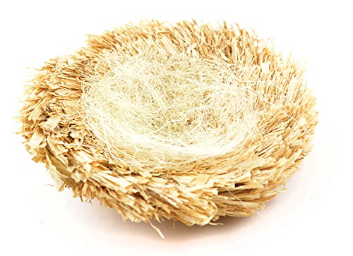 Midwest Design Touch of Nature Artificial Straw and Grass Nest 6-Inch