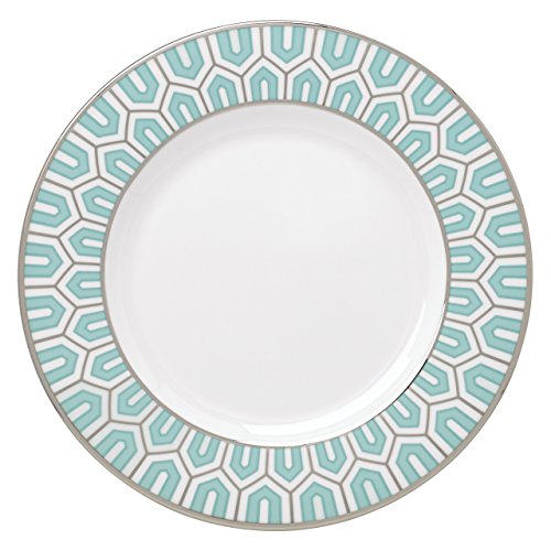 Lenox Clara Aqua Salad Plate, 0.70 LB, Blue