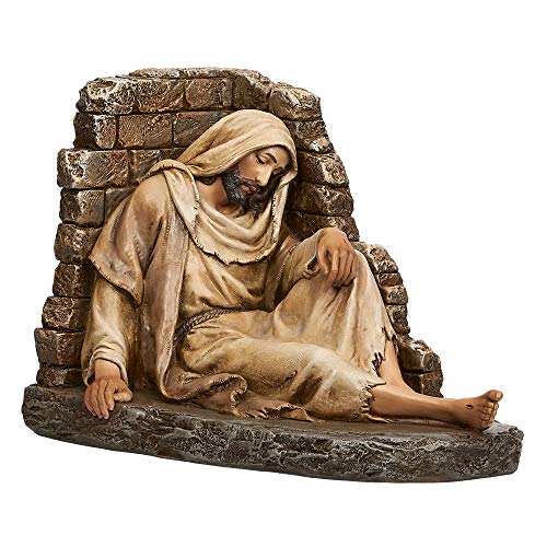 Roman 601004 Joseph Studio Compassion Jesus Figure, 5-inch Height, Resin