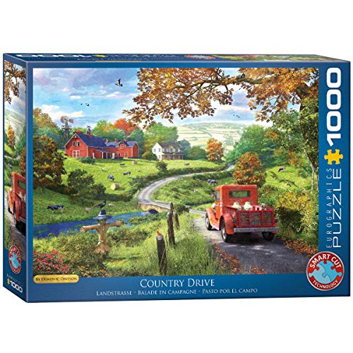 EuroGraphics (EURHR The Country Drive by Dominic Davison 1000Piece Puzzle 1000Piece Jigsaw Puzzle