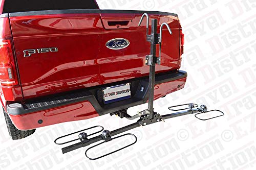 EZ Travel Distribution EZ Travel Collection 2 Bike Carrier Hitch Bike Rack Two Bicycle Carriers Platform Bike Rack