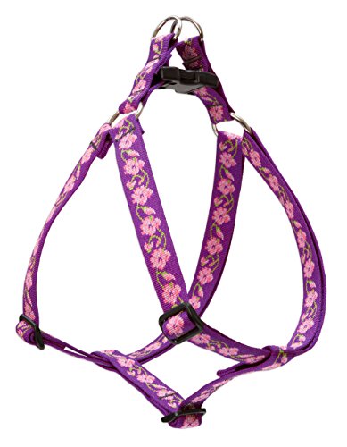 Lupine Pet Originals 1" Rose Garden 24-38" Step In Harness for Large Dogs