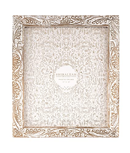 Shiraleah White Wash Sausalito 11" X 14" Picture Frame