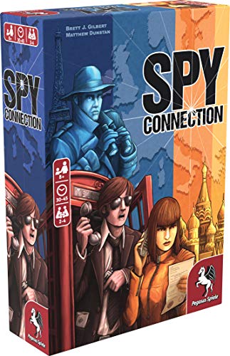 Pegasus Spiele Store Spy Connection - Board Game by Pegasus Spiele 2-4 Players ‚Äì Board Games for Family ‚Äì 30-45 Minutes of Gameplay ‚Äì Games for Family Game Night ‚Äì Kids and Adults Ages 8+ - English Version